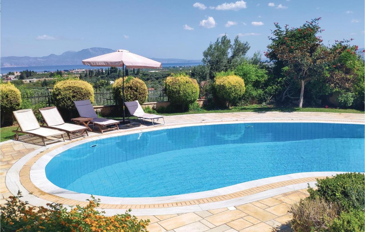 Lovely Home In Kiato With Wifi Exterior photo